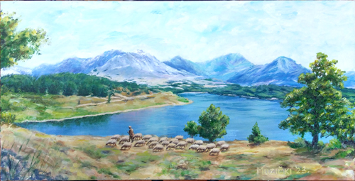 Lepote Prilepa - veštačko jezero panorama